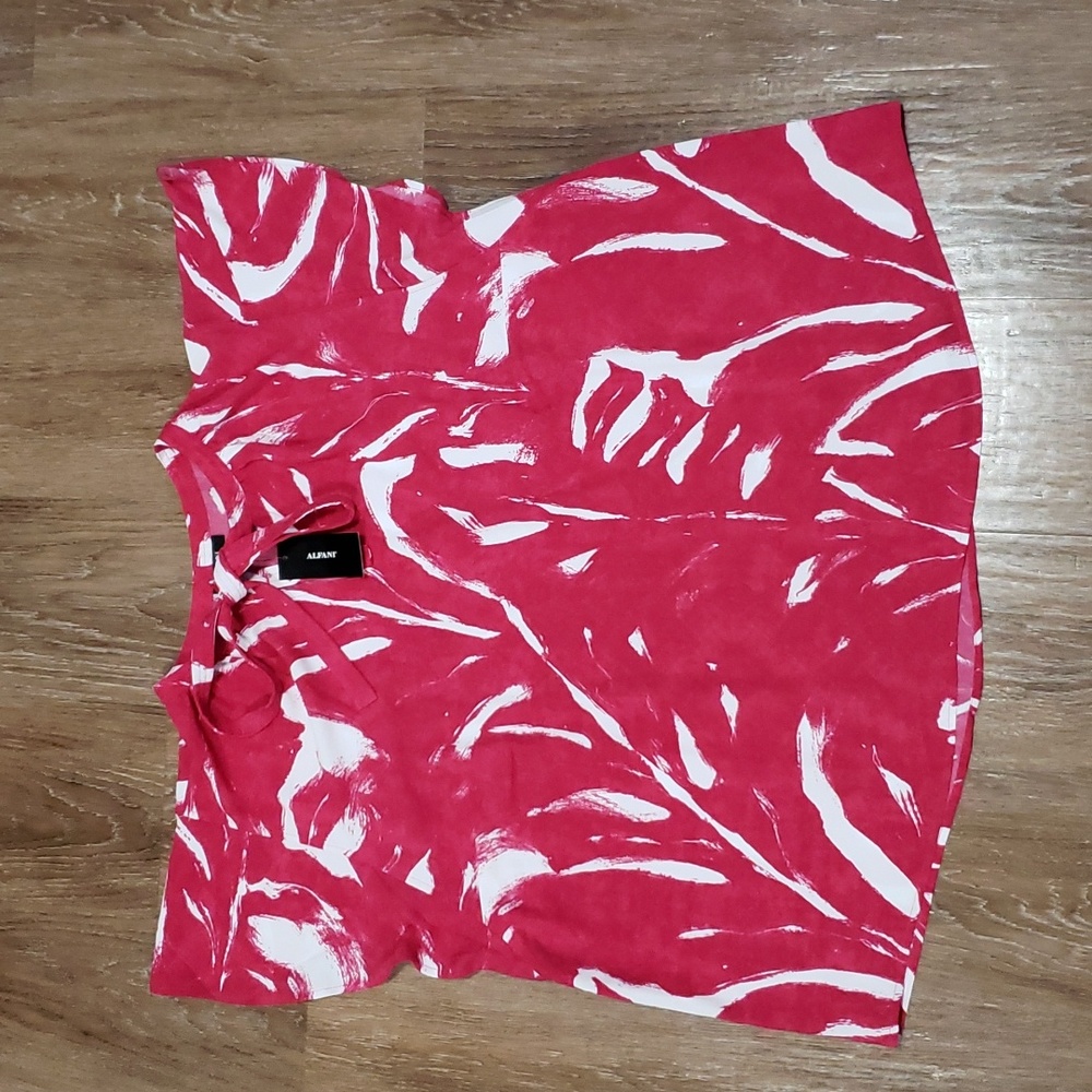 (3X) NWT ALFANI Flowy Top Front Tie Vacation Warm Weather Casual Business Casual